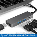 4 In 1 USB C HUB zu HDMI